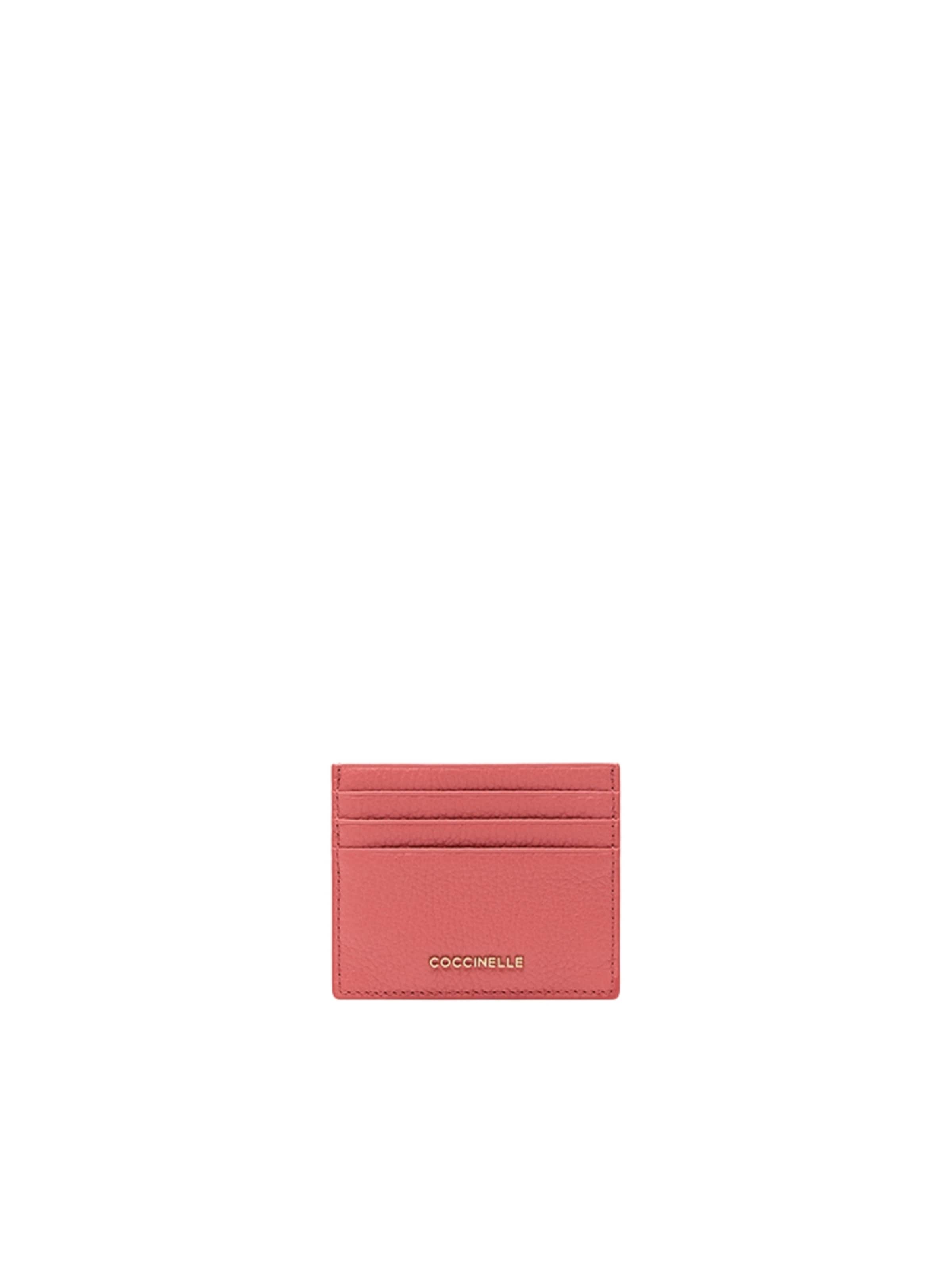 Coccinelle Wallet 'COCCINELLE METALLIC' in Pink: front