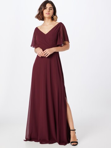 STAR NIGHT Evening dress in Red: front