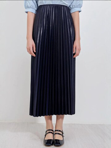 Bigdart - Saia em azul: frente