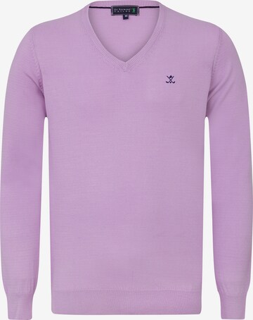 Sir Raymond Tailor Sweater 'Erky' in Purple: front