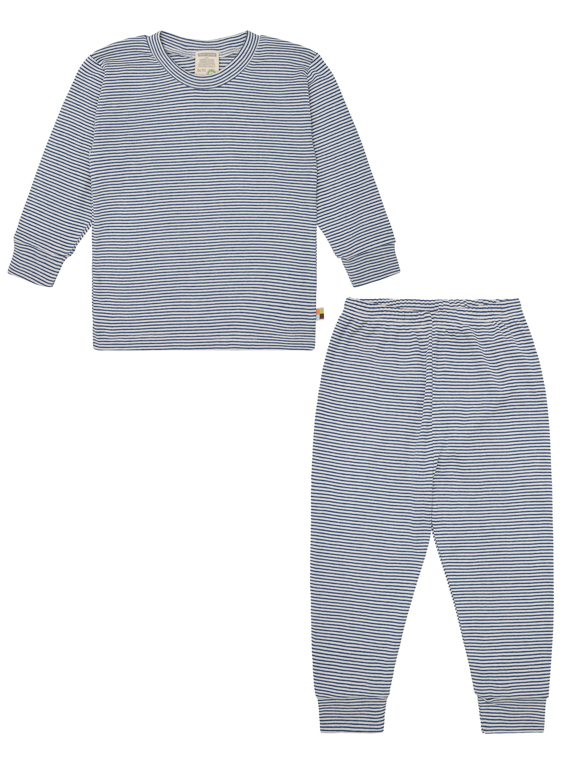 loud + proud Pajamas in Blue: front