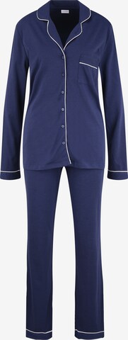 LASCANA Pajama in Blue: front