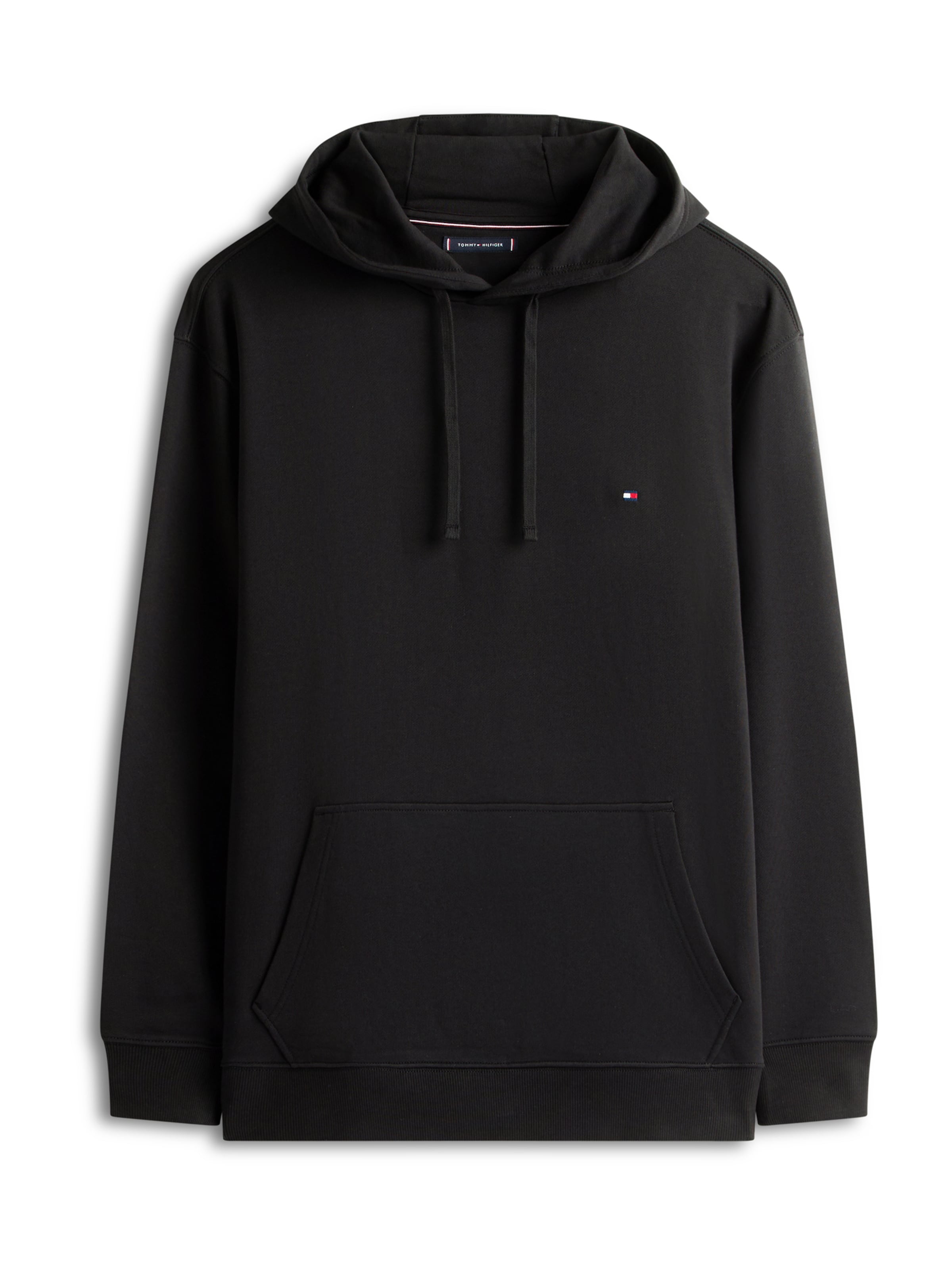 Tommy Hilfiger Big & Tall Μπλούζα φούτερ 'ESSENTIAL' σε μαύρο: μπροστά