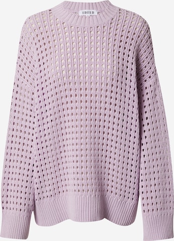 EDITED Sweater 'Yakira' in Purple: front