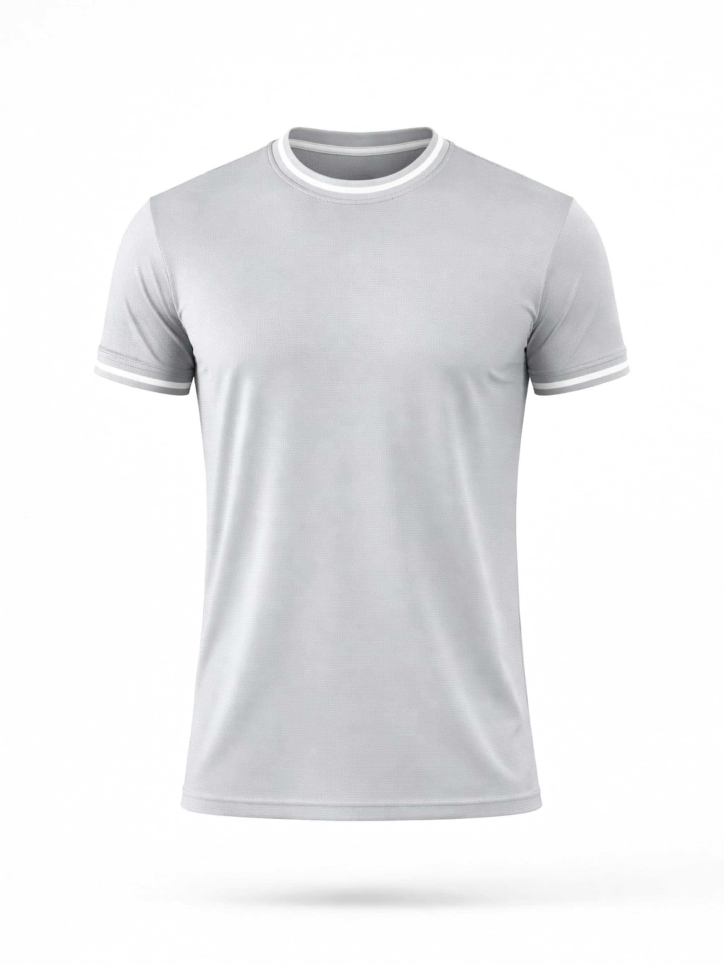 Maglia funzionale 'Pantoneclo Men's Gym Short Sleeve T-Shirt' di PANTONECLO in grigio: frontale