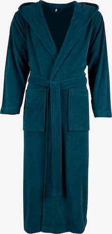 MY HOME Long Bathrobe in Green: front