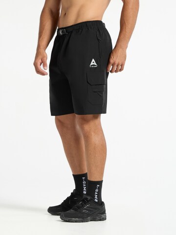 regular Pantaloni sportivi di A-Game in nero