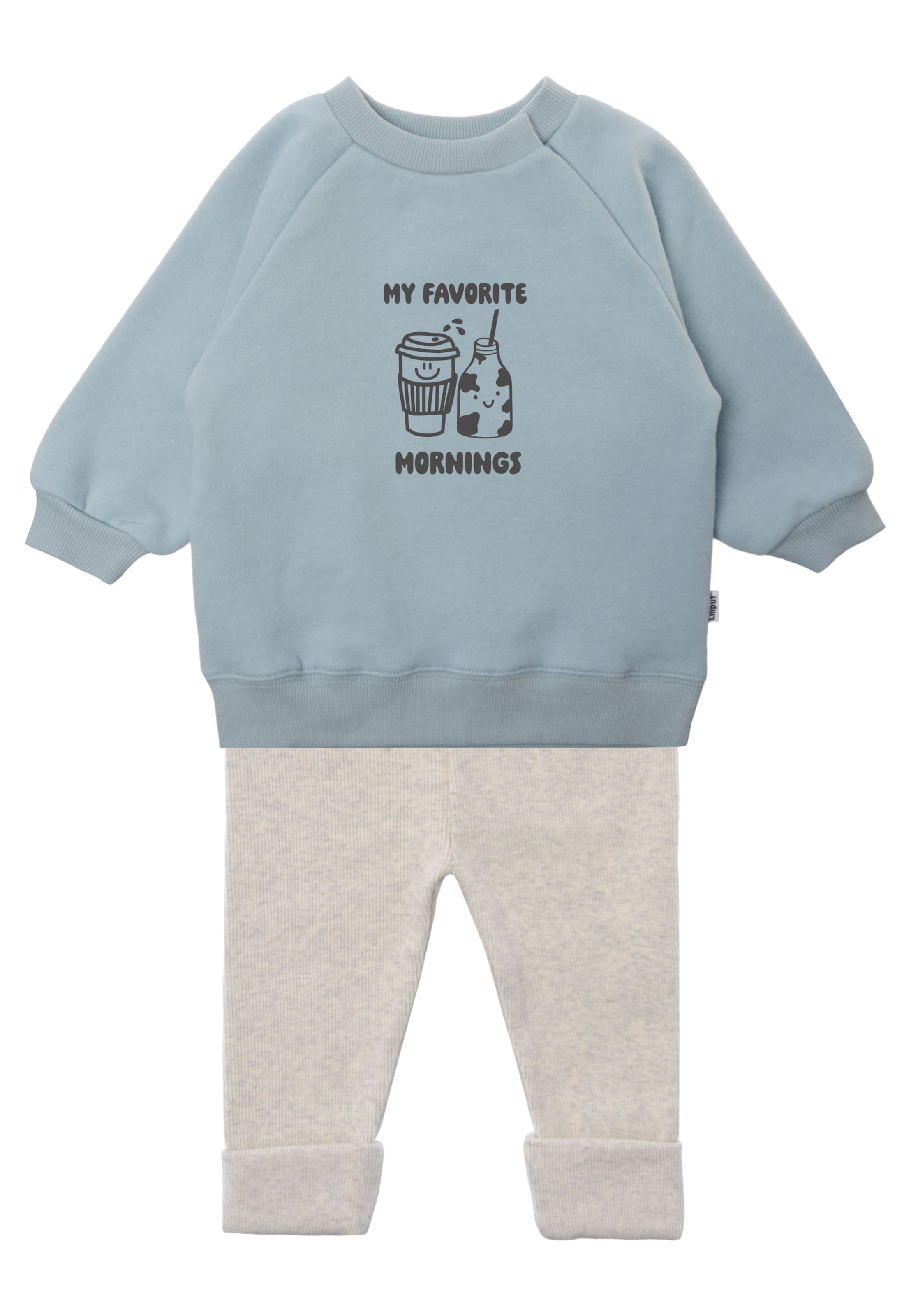 LILIPUT Set 'my favorite mornings' in Blue: front