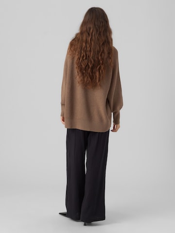 VERO MODA Sweater 'LEANNA' in Brown