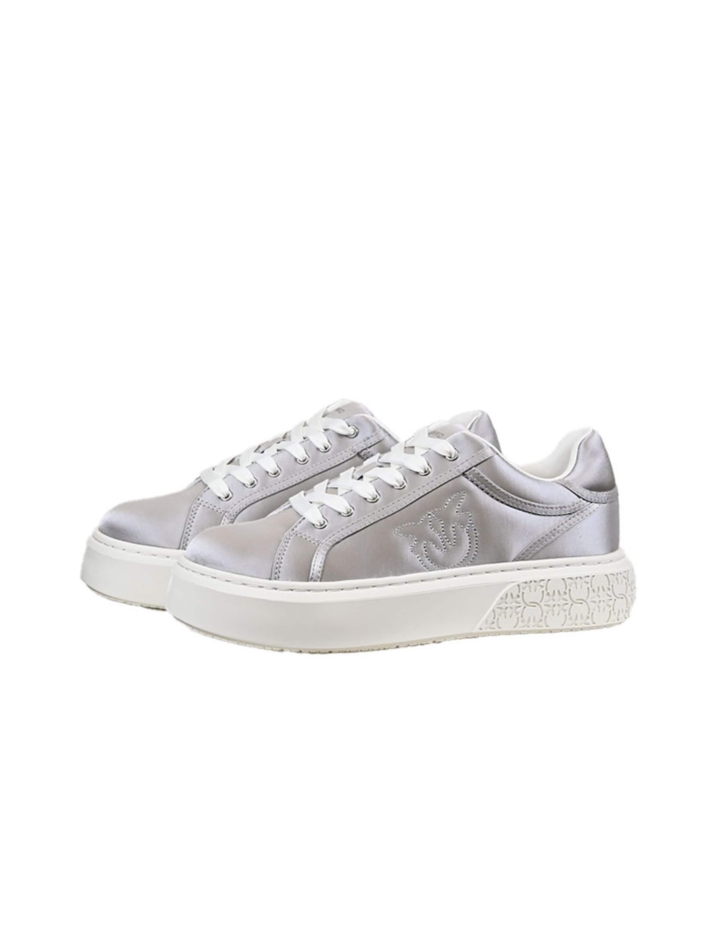 PINKO - Zapatillas deportivas bajas 'Yoko 11' en plata