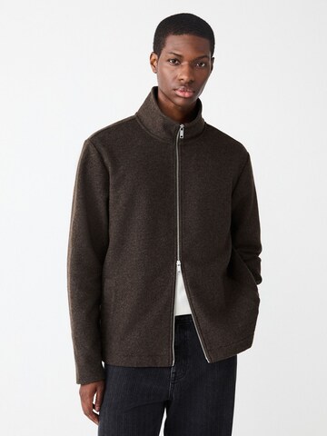 Veste en polaire Next en marron : devant