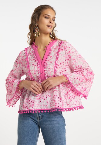 IZIA Tunic in Pink: front