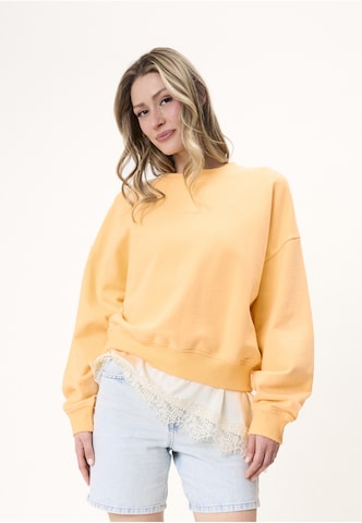 OH APRIL Sweatshirt 'Soft Life' in Orange