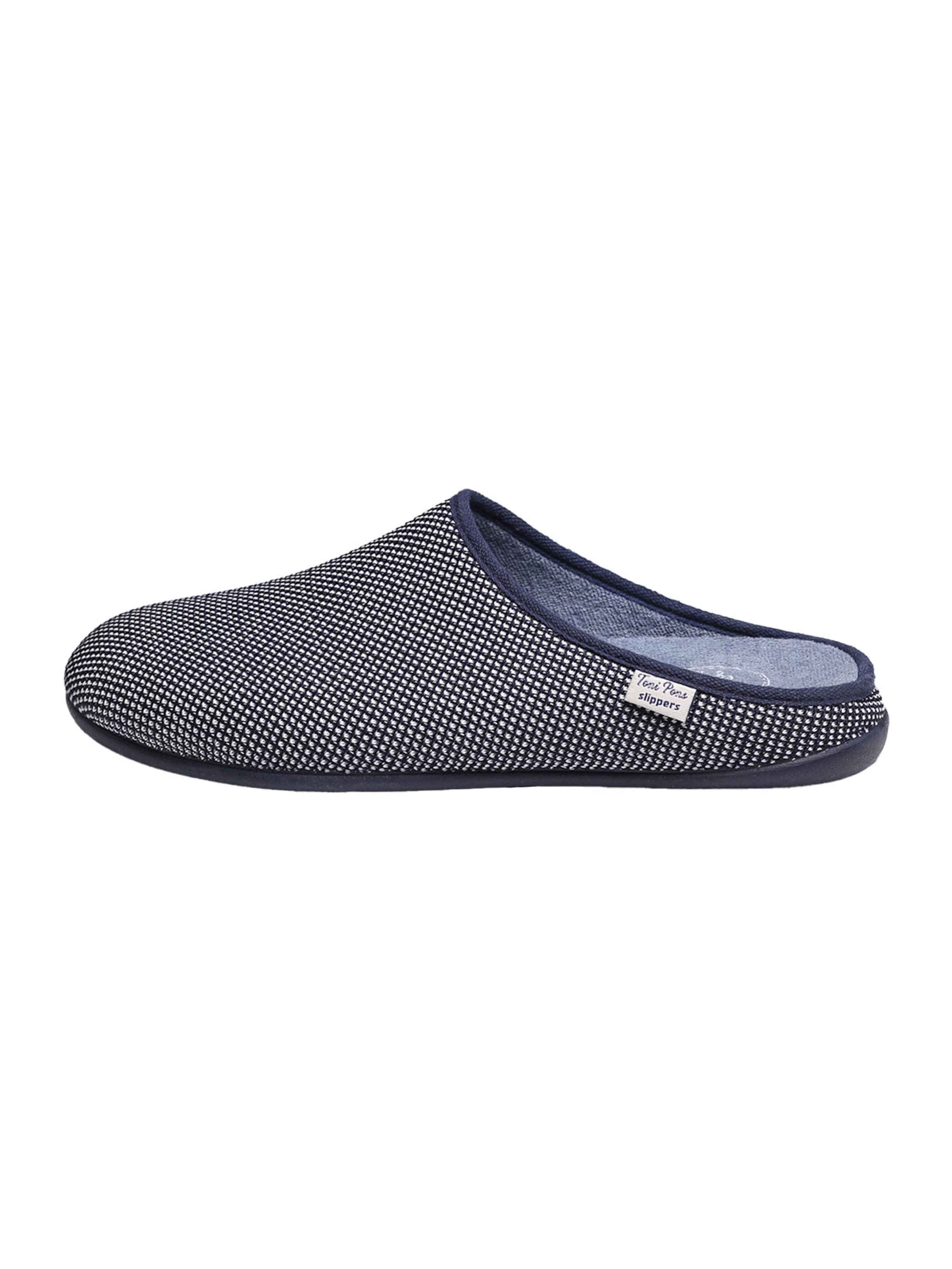 Toni Pons - Pantufa 'NASH-JO' em azul: frente