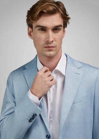 HECHTER PARIS Regular fit Business-colbert 'MODERN FIT' in Blauw