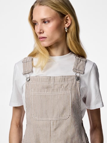 Regular Salopette 'PCAllo' PIECES en marron