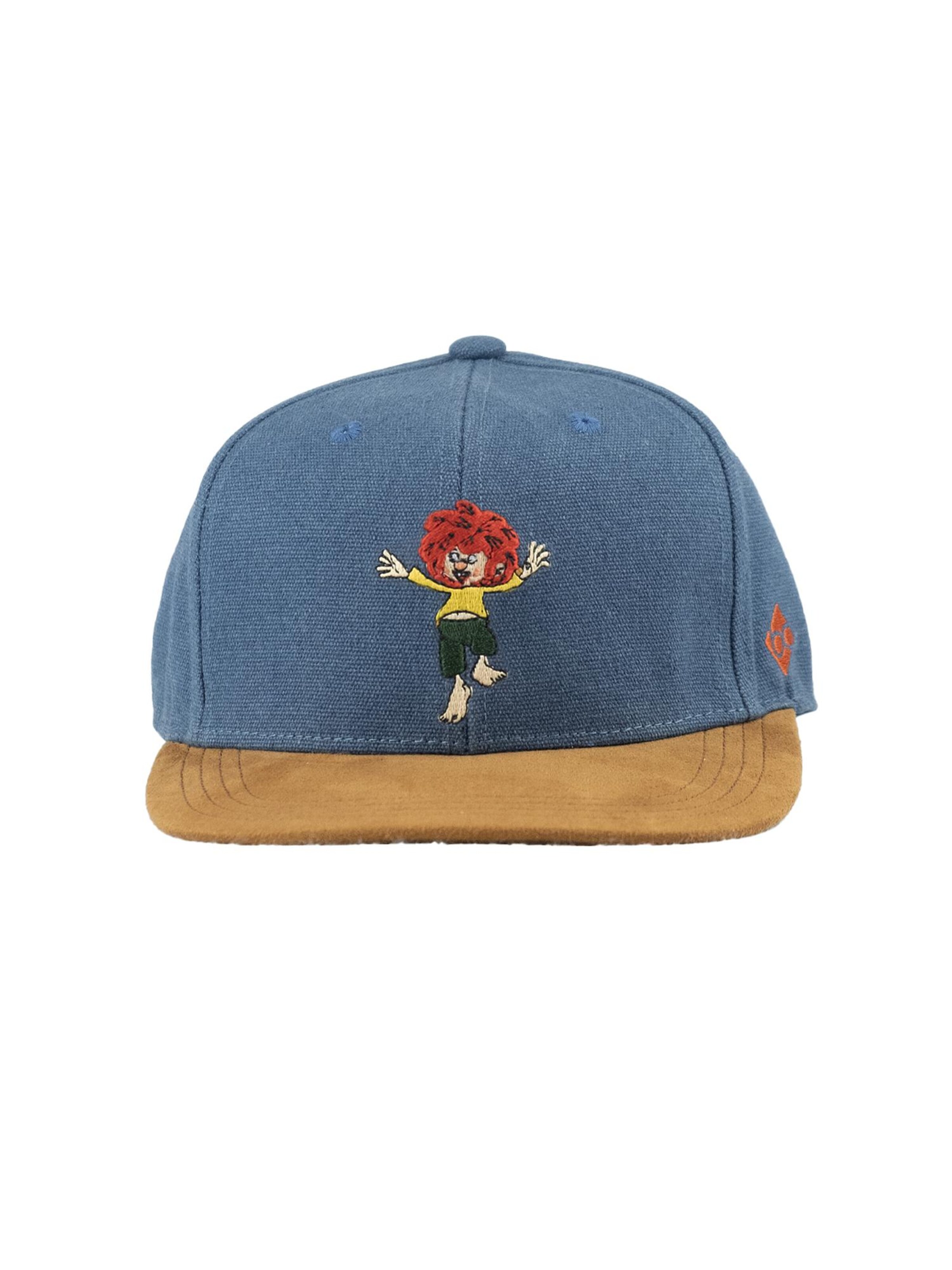Bavarian Caps Cap 'Bavarian Caps Snapback Cap Pumuckl tanzt (one size)'‌‌‌ in Blau: Vorderseite