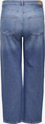 ONLY Carmakoma Loosefit Jeans i blå