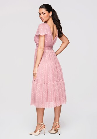 Ombre Abendkleid in Pink