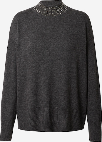 s.Oliver BLACK LABEL Пуловер в сиво: отпред
