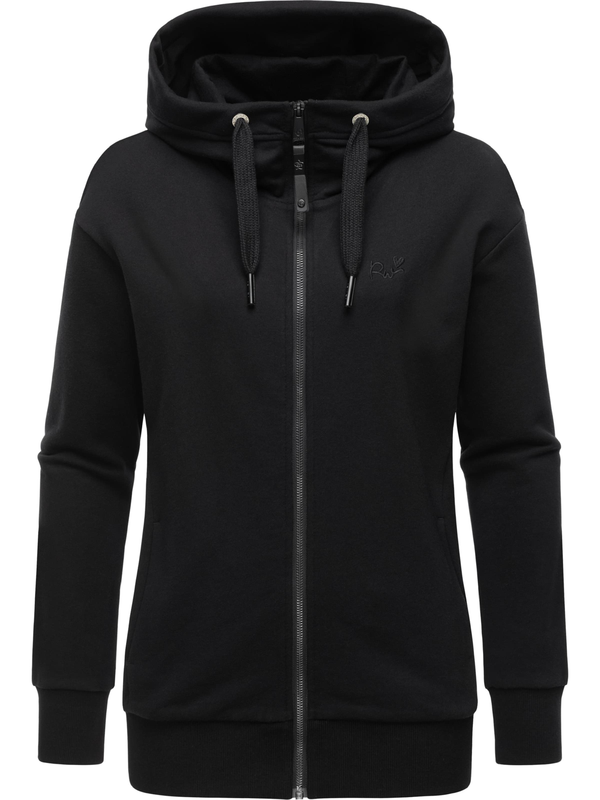 Ragwear Zip Up Hoodie Yodis in Black ABOUT YOU