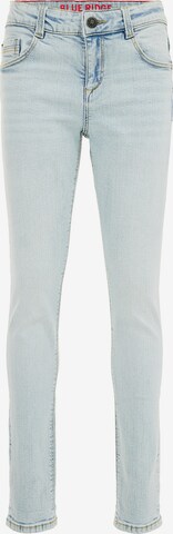 Slimfit Jeans di WE Fashion in blu: frontale