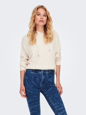 Pull-over ONLY en beige : devant