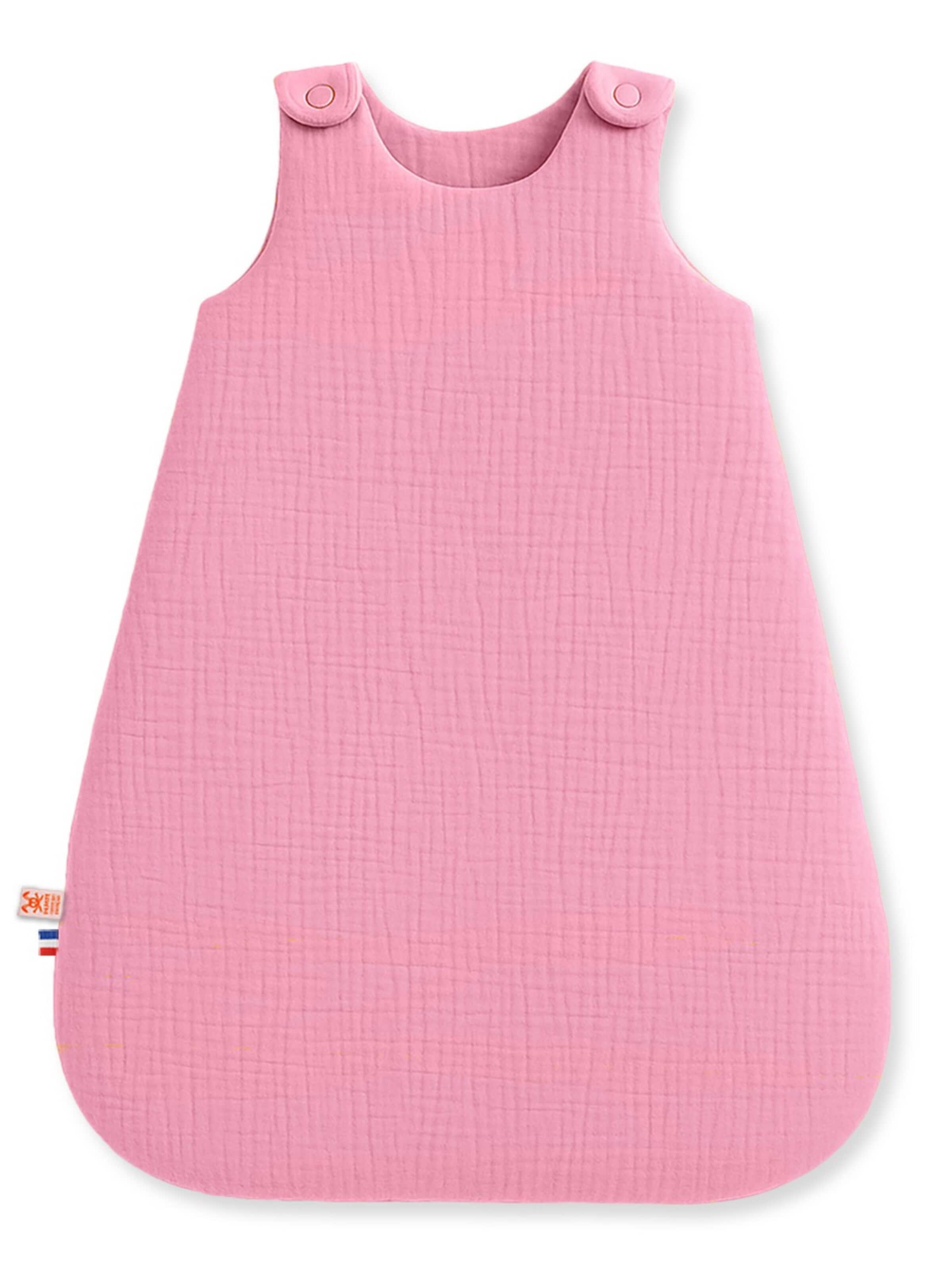 Sac de couchage 'Organic Cotton Winter Sleeping Bag' PAPATE en rose : devant