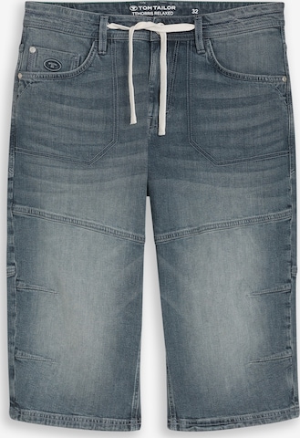 TOM TAILOR Shorts 'MORRIS' in Blau: Vorderseite