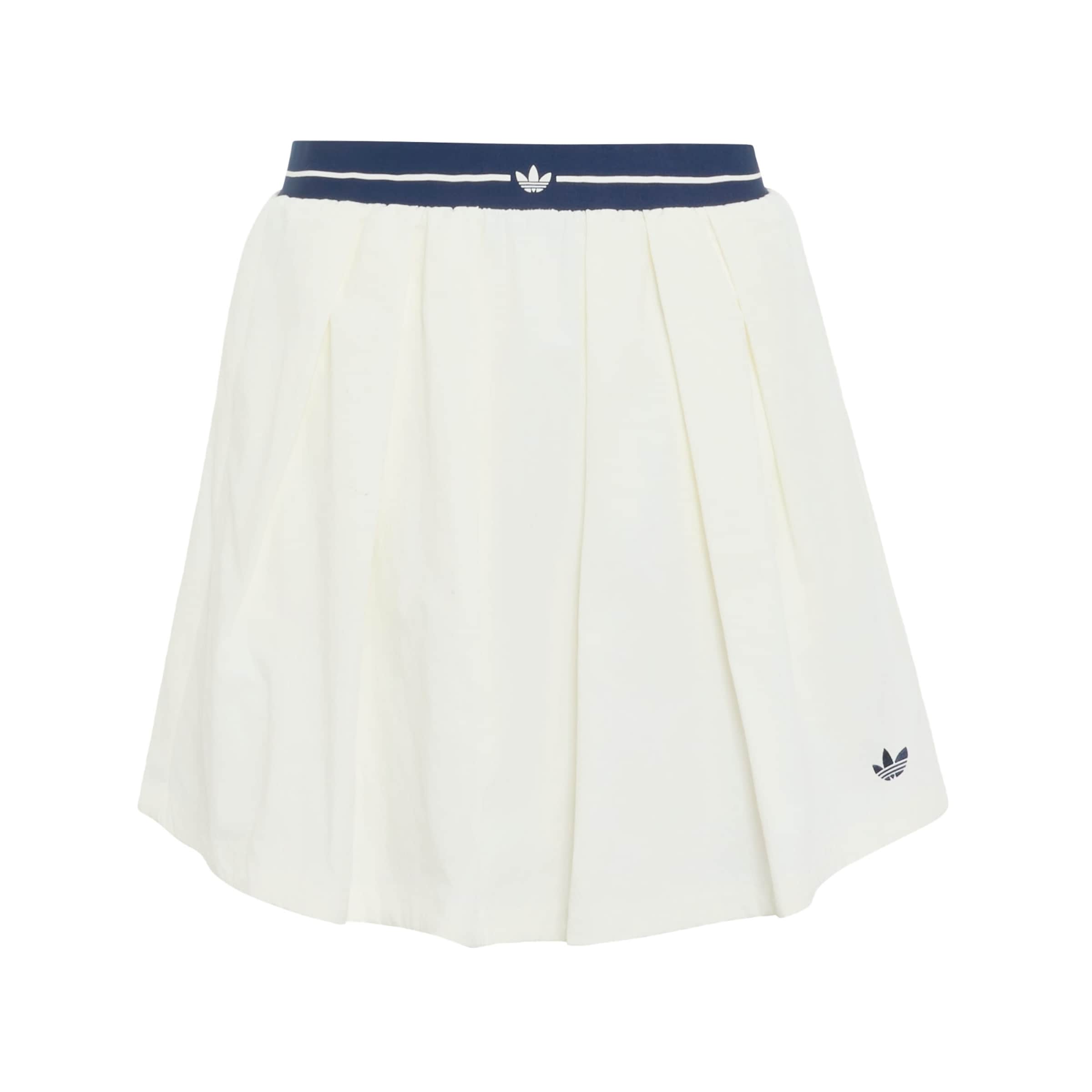 ADIDAS ORIGINALS - Falda en blanco: frente