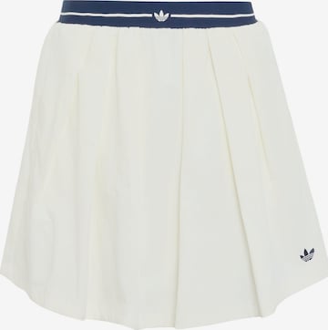 ADIDAS ORIGINALS - Falda en blanco: frente