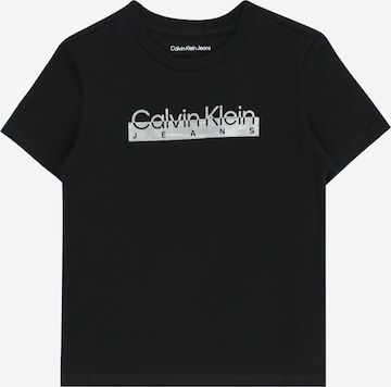 T-Shirt Calvin Klein Jeans en noir : devant