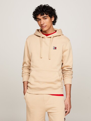 Sweat-shirt Tommy Jeans en jaune : devant