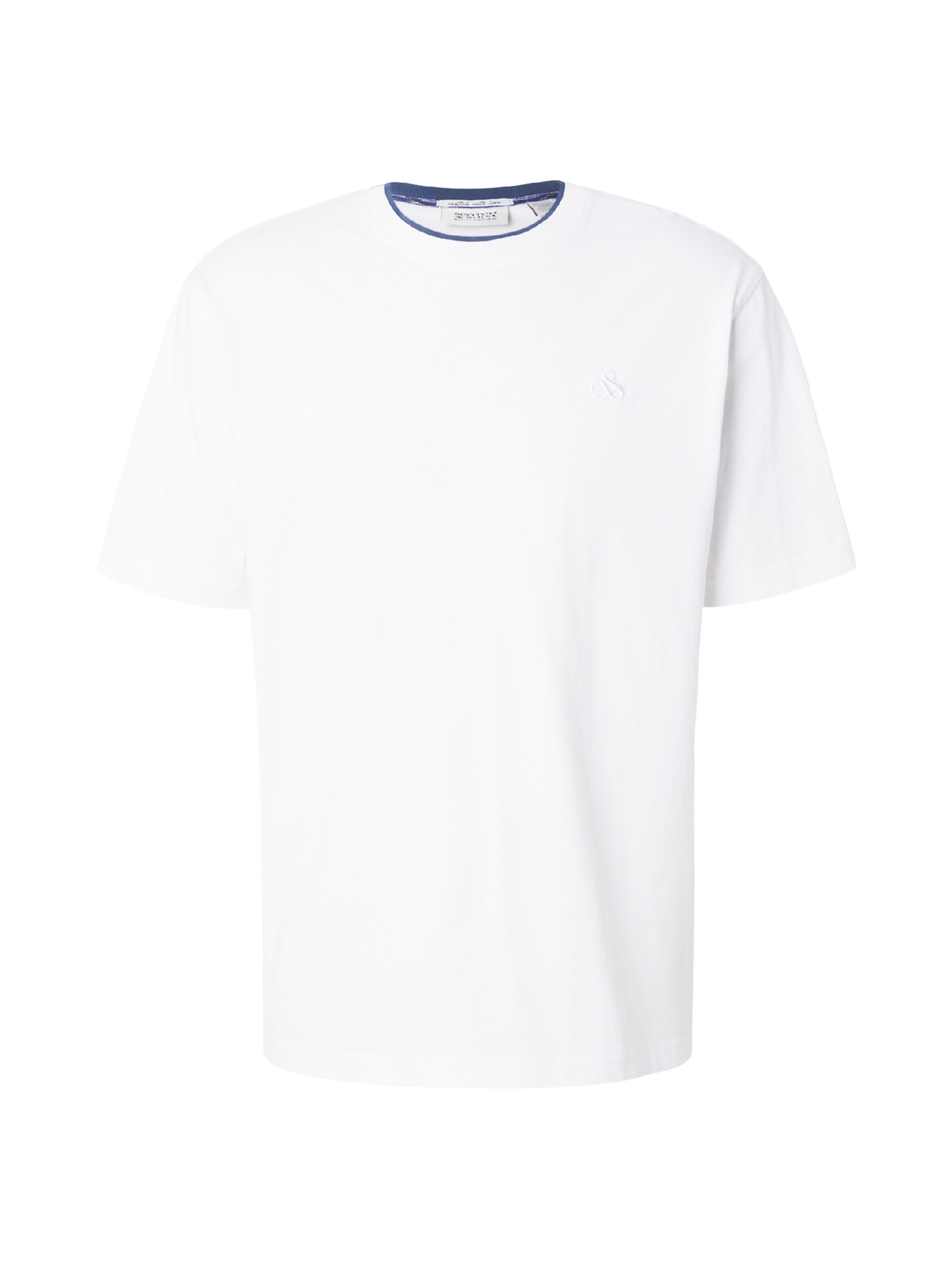 SCOTCH & SODA T-Shirt en blanc, Vue avec produit