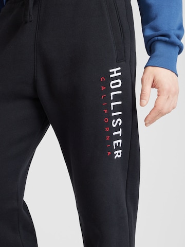 HOLLISTER regular Παντελόνι σε μαύρο