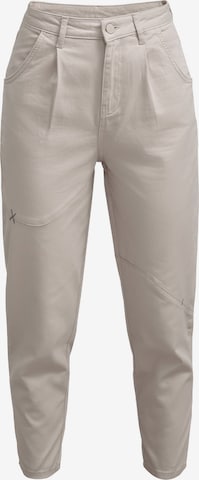 Kaft Regular Bandplooibroek 'Panoes' in Beige: voorkant