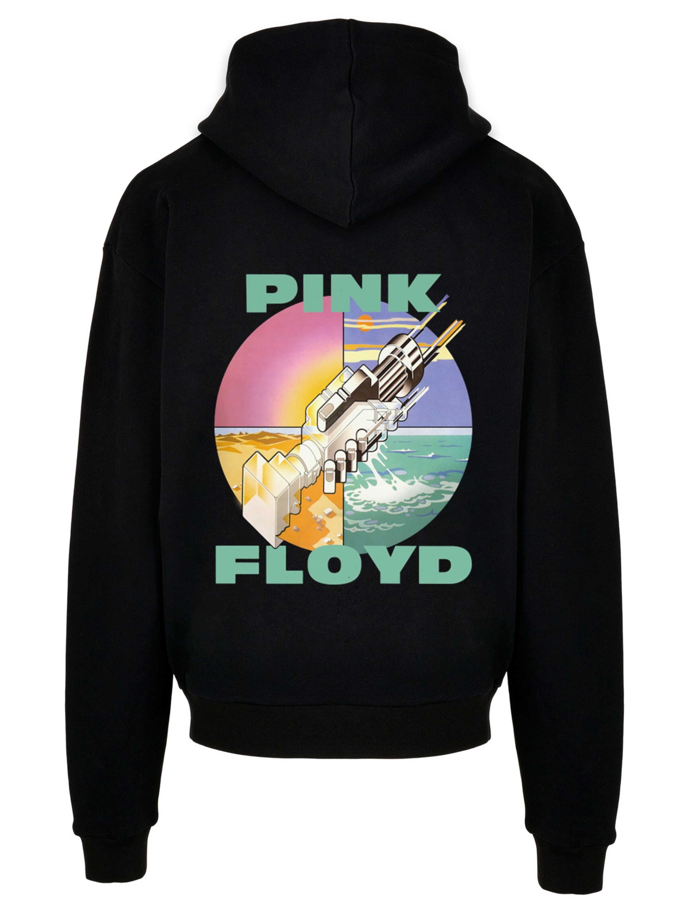 Sweat-shirt 'Pink Floyd' F4NT4STIC en noir : devant
