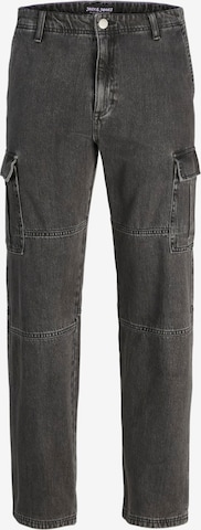 juoda JACK & JONES Standartinis Darbinio stiliaus džinsai 'JJIEddie JJWade': priekis