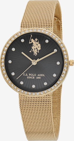 U.S. POLO ASSN. - Reloj analógico 'Giselle' en negro: frente