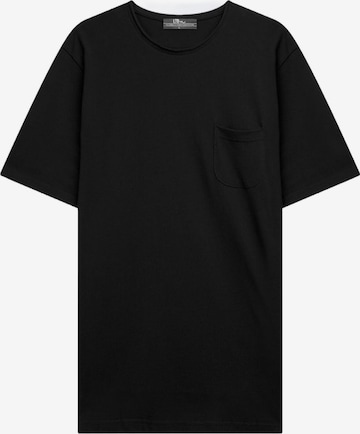 LTB Jeans - Camiseta 'LTB Jeans Herren-T-Shirt mit regulärer Passform' en negro: frente