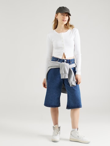 Calvin Klein Jeans Strickjacke in Weiß