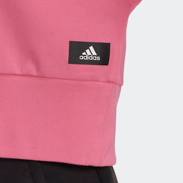 ADIDAS SPORTSWEAR Sportsweatshirt 'Future Icons 3-Stripes' i rosa