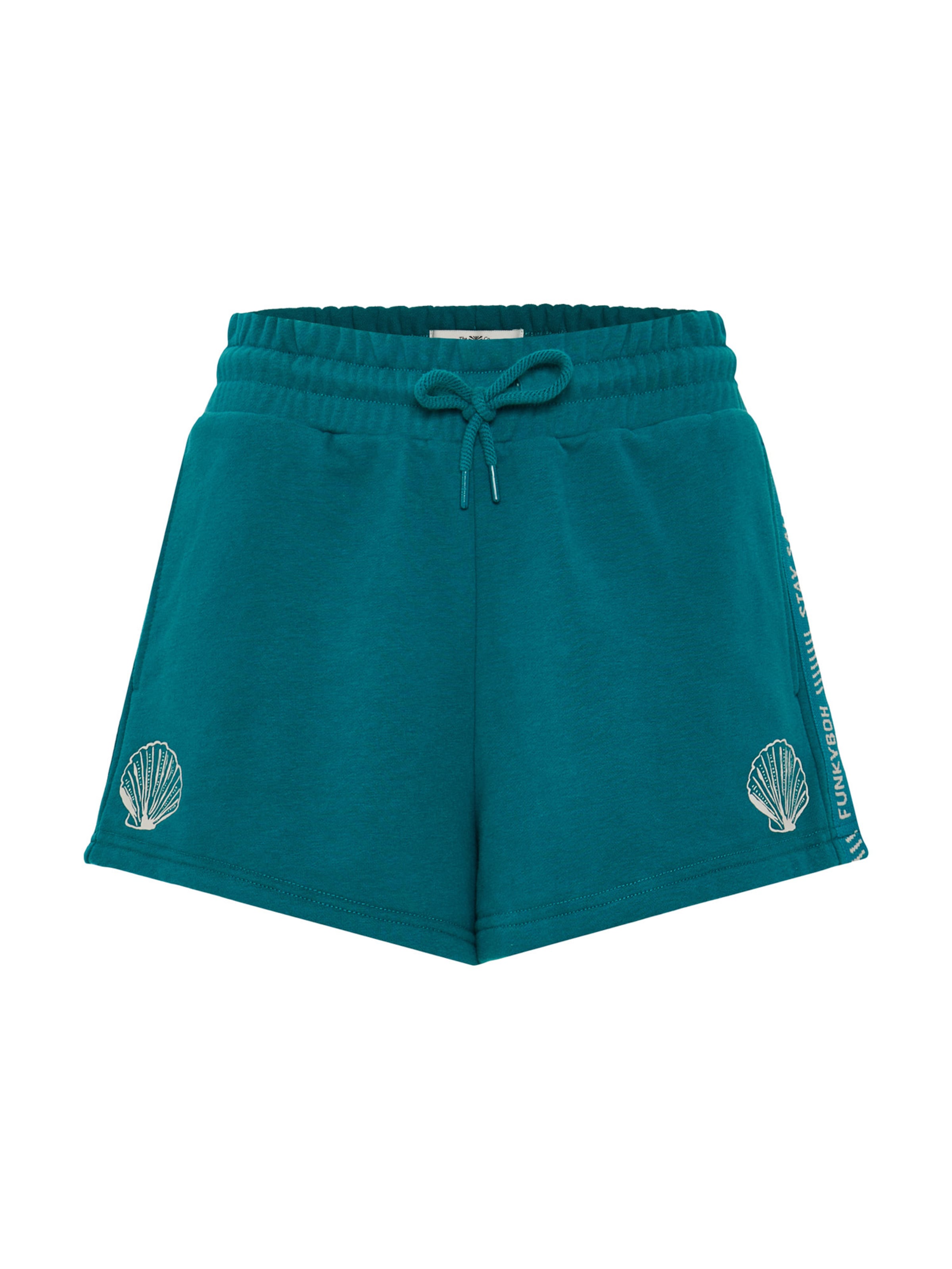 Funky Buddha Свободный крой Штаны в Зеленый: спереди