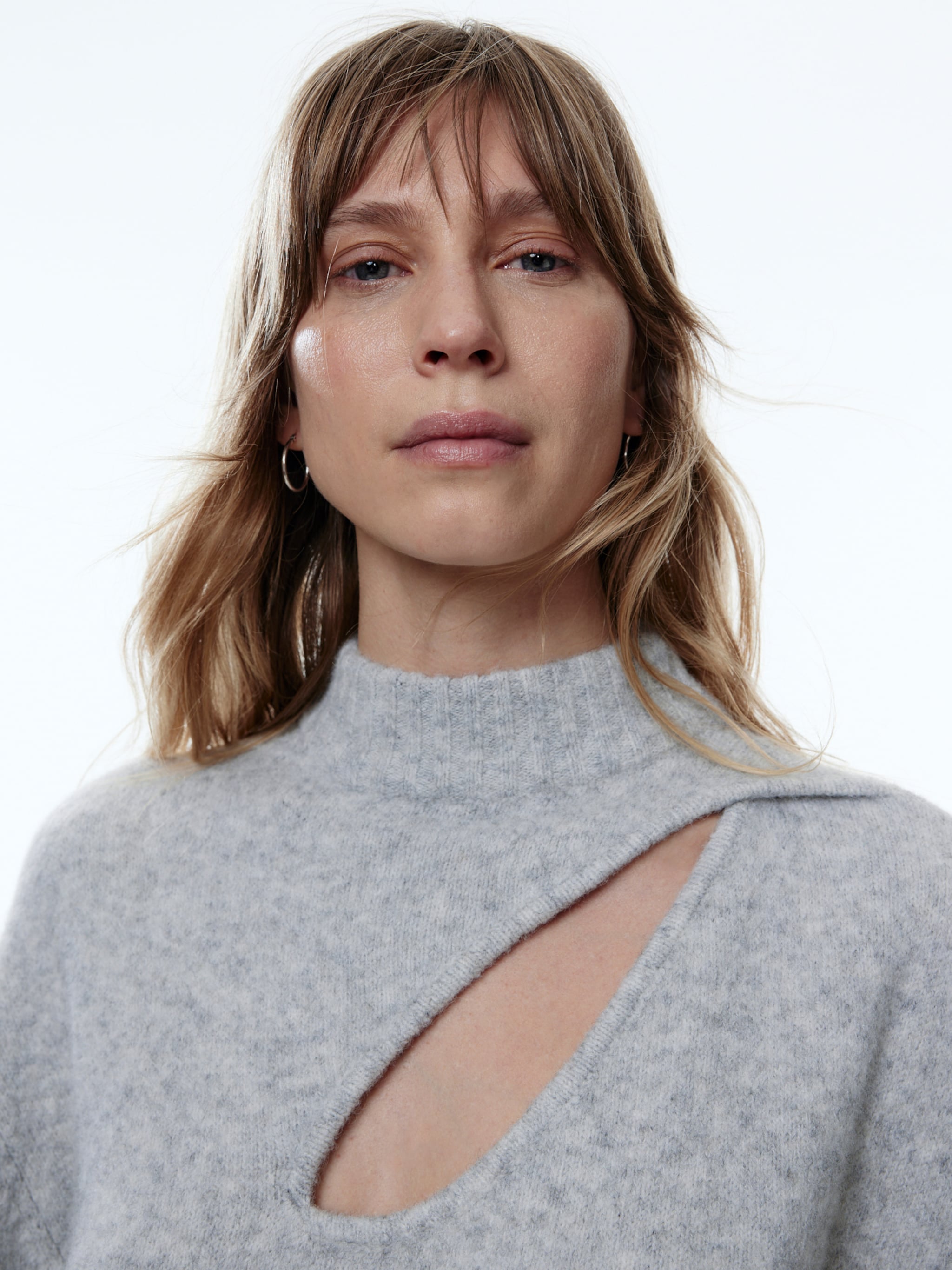 EDITED Producten Trui 'Yuliana' Grijs gemêleerd