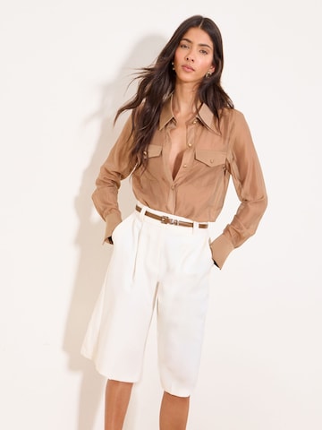 Lipsy Блузка в Коричневый