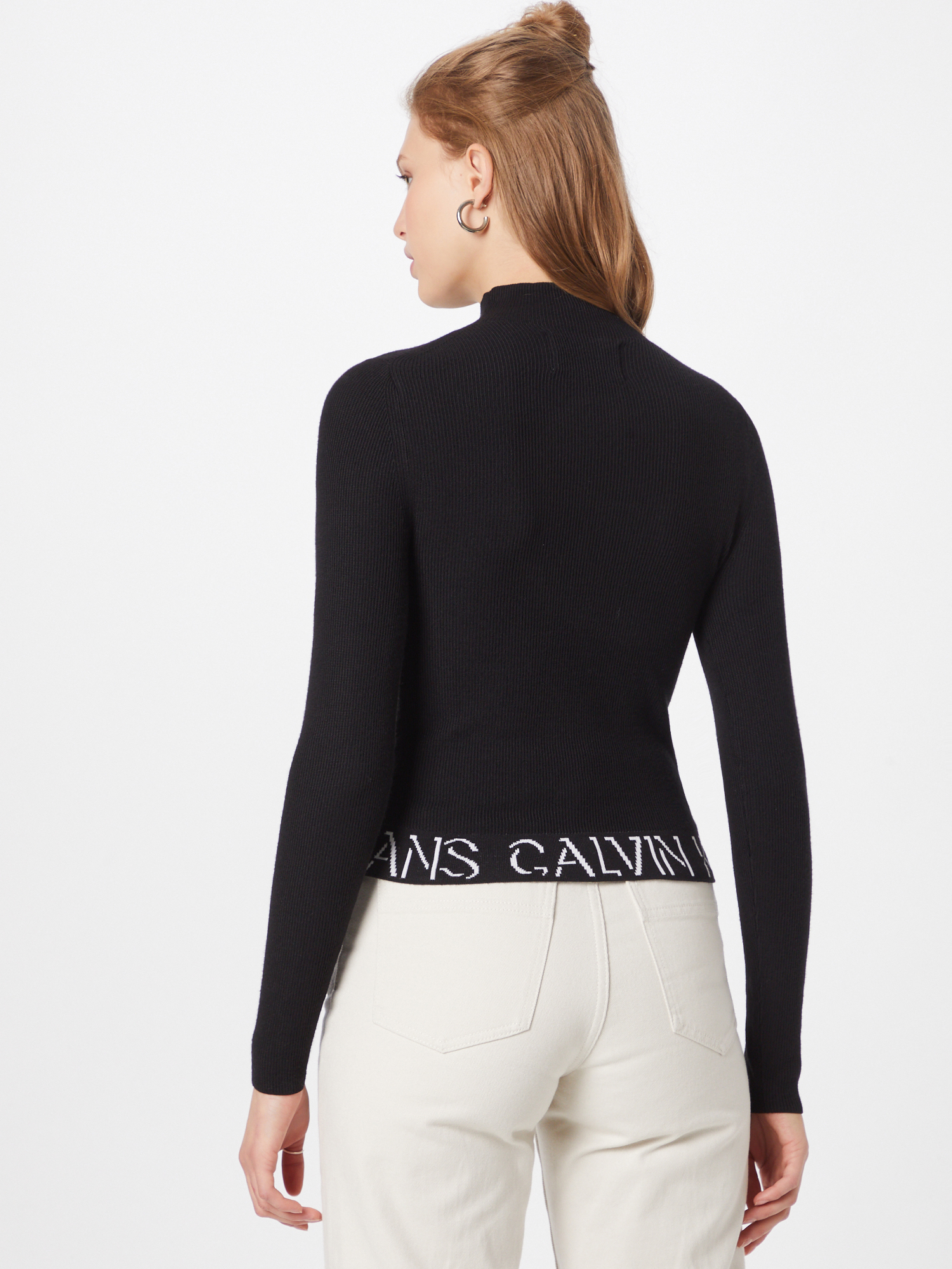 Odzież Igo6O Calvin Klein Jeans Sweter w kolorze Czarnym 