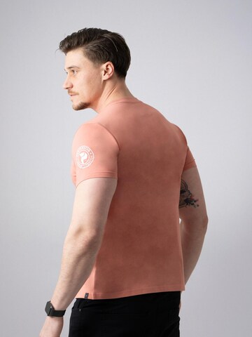 PANTONECLO Shirt 'Pantoneclo Men’s Crew Neck Short Sleeve T-Shirt' in Orange