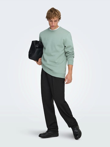 Only & Sons Sweatshirt 'ONSCONNOR' i grøn