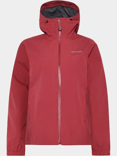 Didriksons Outdoor Jacket 'Varja' in XS in Red, Item view