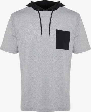 Trendyol Shirt in Grey: front
